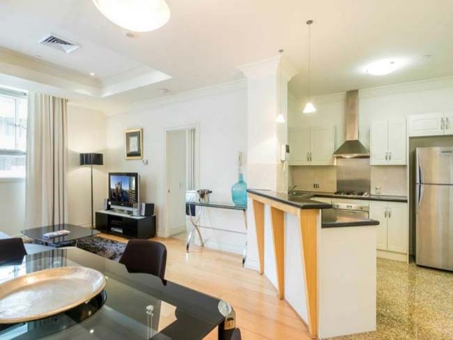 A beautiful two-bedroom apartment, right above the Brisbane Apple Store. Photo: Gary Allen