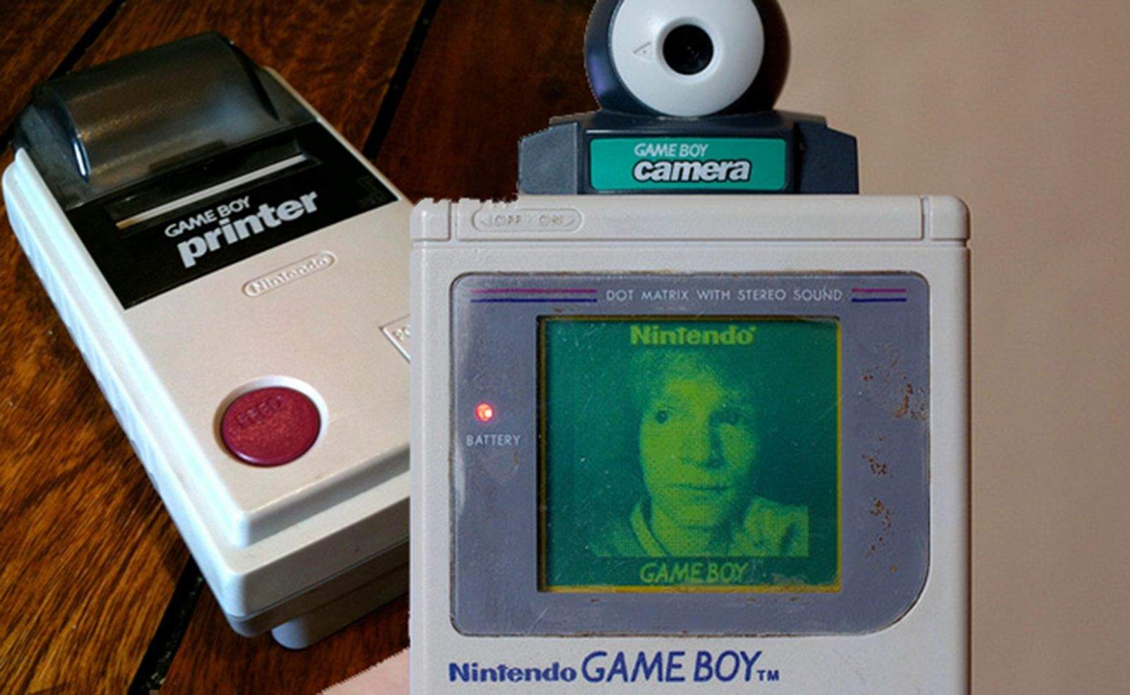 Towards the end of the life of the Game Boy player, Nintendo added a camera attachment. Photo: Solopress