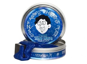 Crazy Aaron's Thinking Putty comes in many colors, including the blue in  Tital Wave. Photo: Crazy Aaron's Putty World