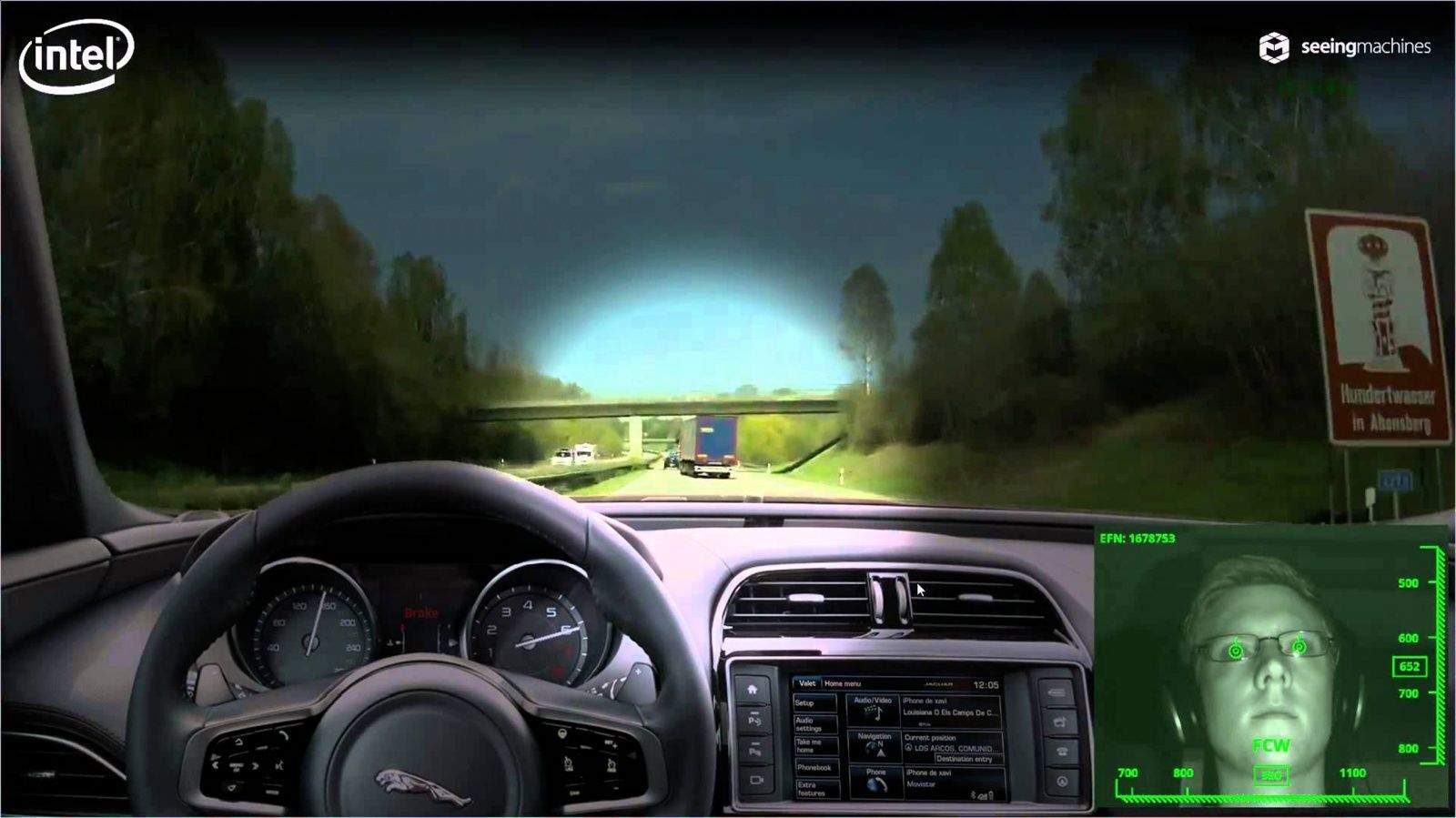 Seeing Machines of Australia has developed in-vehicle cameras that can track blinking and eye gaze and sound an alert if fatigue is distracting a driver's eyes from the road. Photo: Seeing Machines