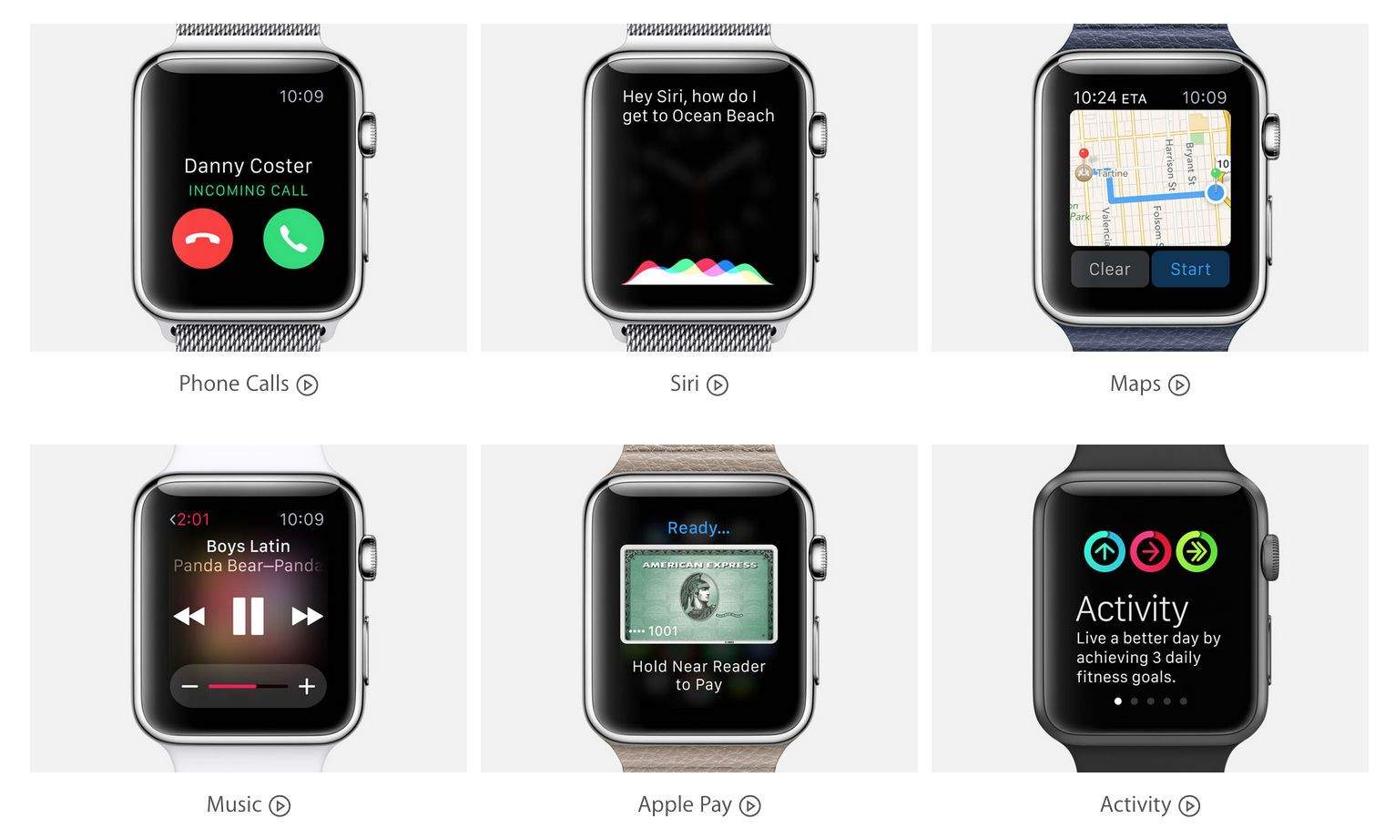 The Guided Tour videos are a great way to get to know the Apple Watch. Photo: Apple