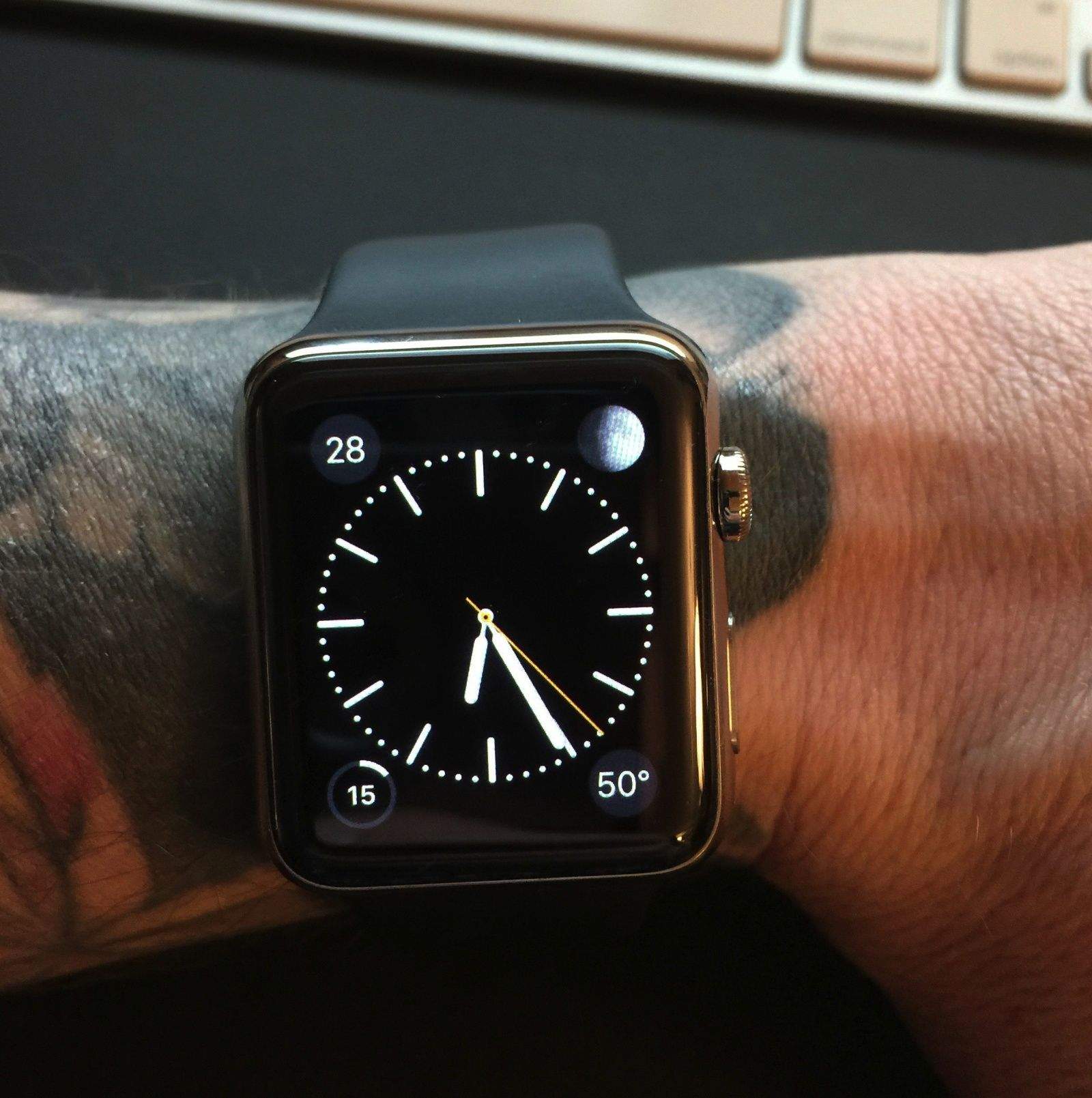 Using an Apple Watch with a tattoo gives some users a (s)inking feeling. Photo: