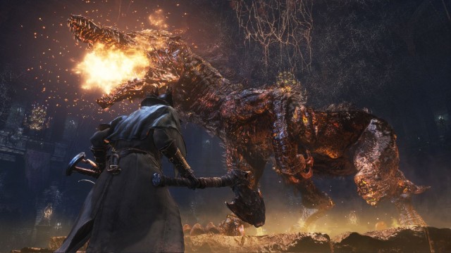 Bloodborne's bosses get pretty big and terrifying.  Photo: Sony