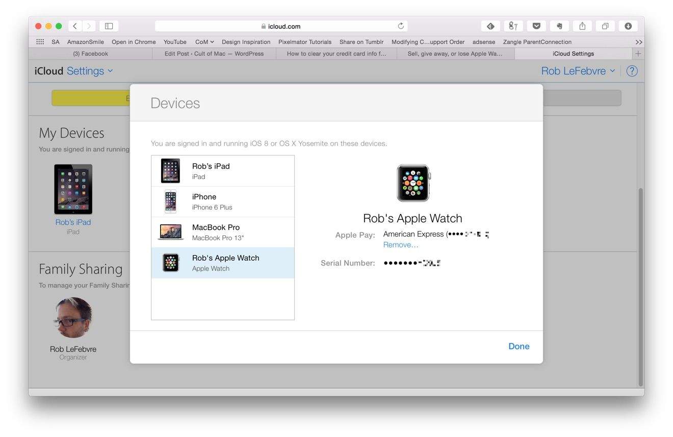 How to clear credit card info from a stolen Apple Watch | Cult of Mac