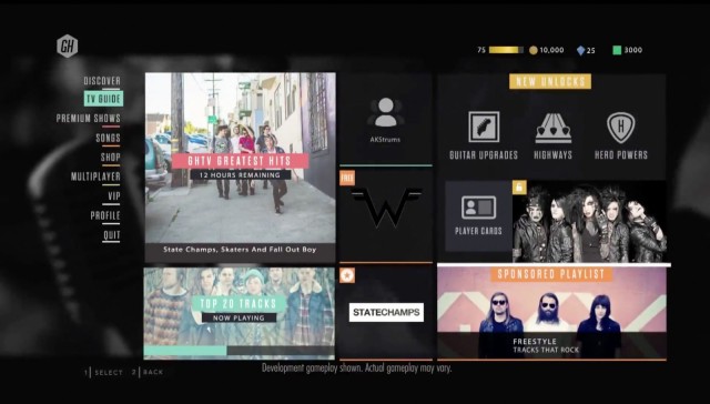 GH TV Rock your way through a ton of music videos. Photo: Activision
