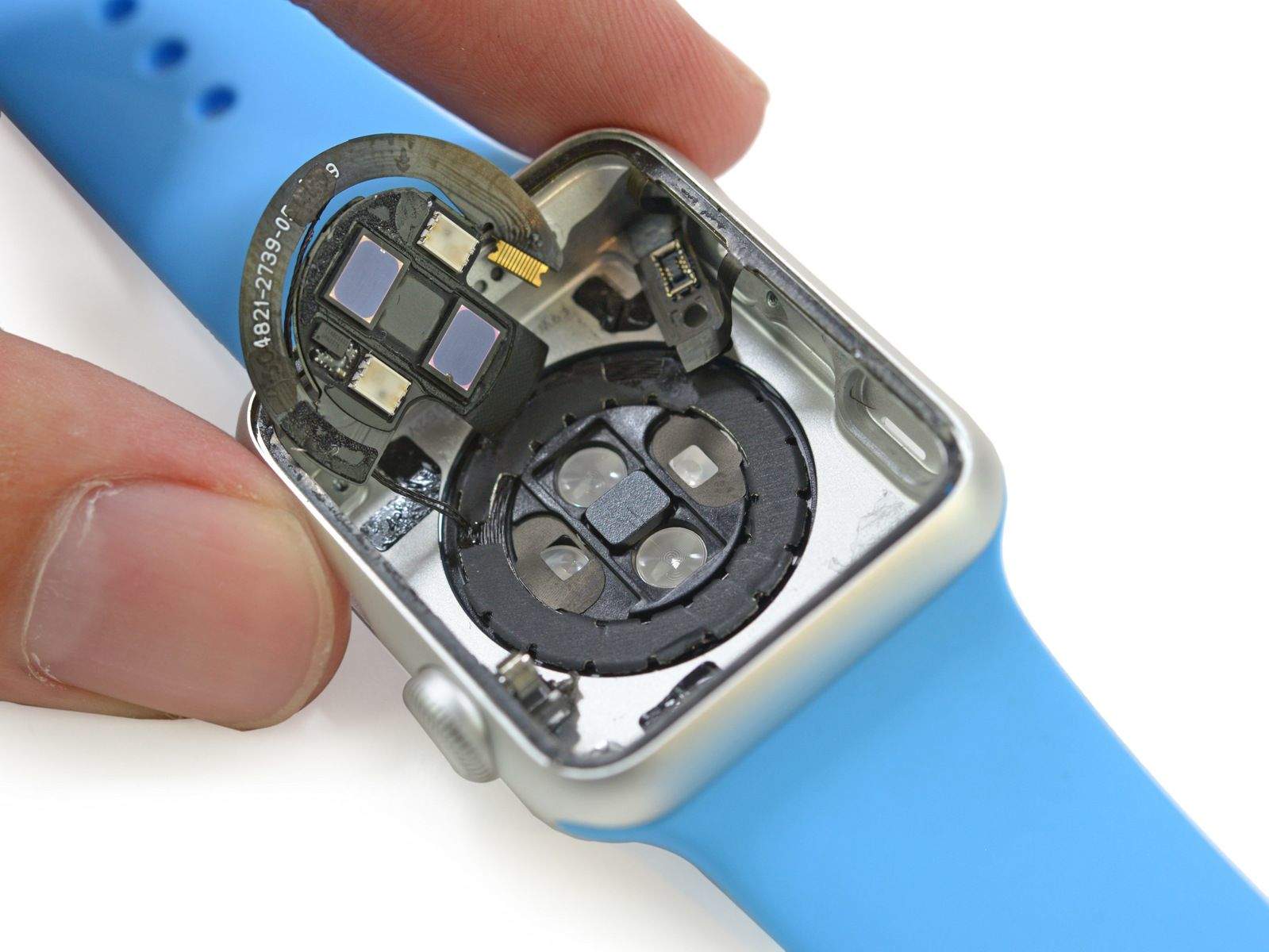 These sensors don't just measure heart rate. Photo: iFixit