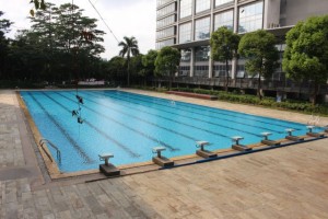 A Foxconn pool for employees. Photo: Re/code