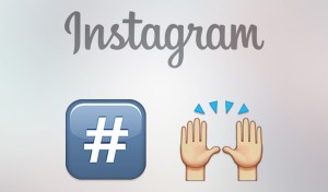 Instagram users can now add emoji to hashtags. Illustration: Instagram