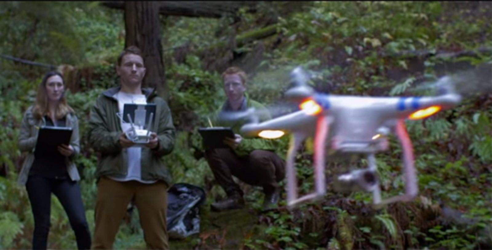 DJI's Phantom 3 is available for pre-order and will soon be sharing airspace with another new drone, the Solo by 3D Robotics. Photo: DJI/YouTube