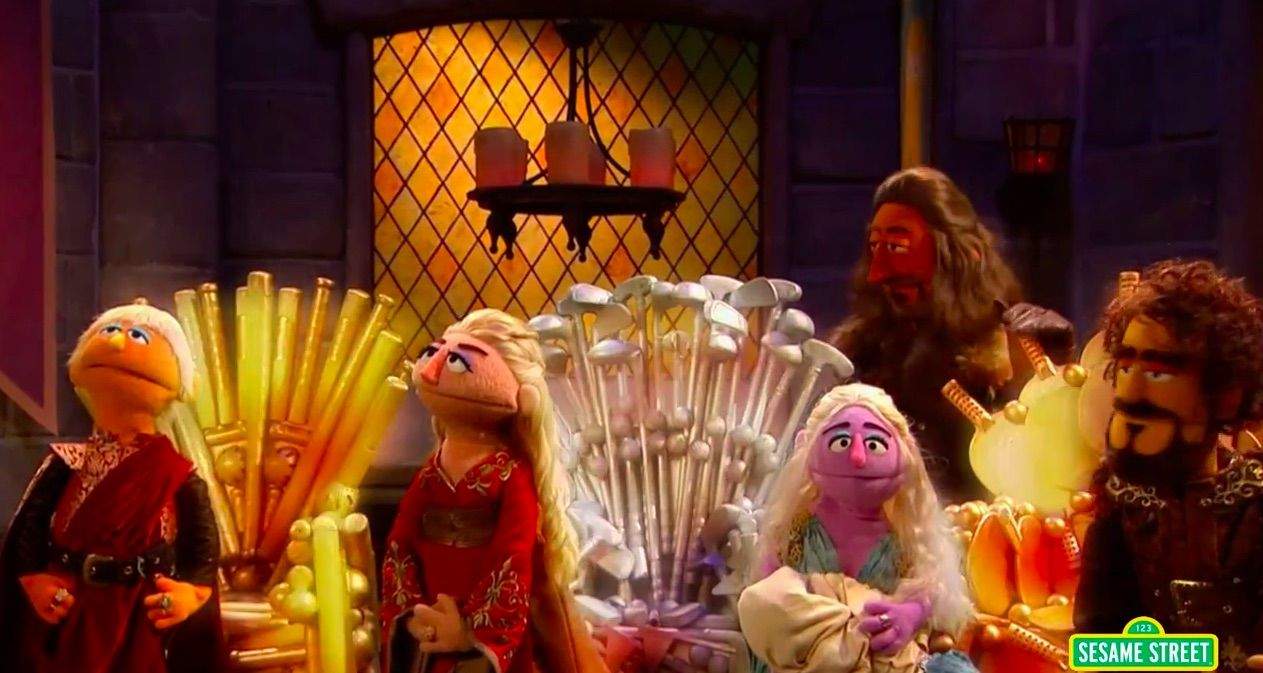 Get ready for Game of Chairs. Photo: Sesame Street