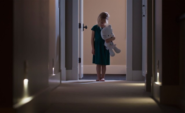 The Guildelight is an outlet cover with built-in LED lights to illuminate counters and floors. Photo: SnapPower