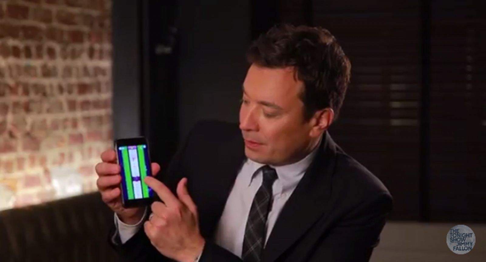 Jimmy Fallon brings fun and feathers to his game Tedzy, which launched on iTunes Thursday. Photo: Sparklehorse/YouTube