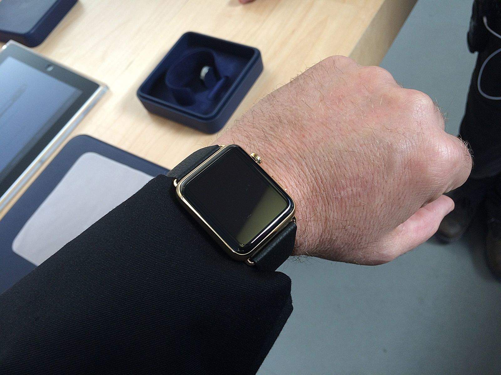 The $10,000 gold Apple Watch Edition, the first and only time I will probably every wear an expensive timepiece.