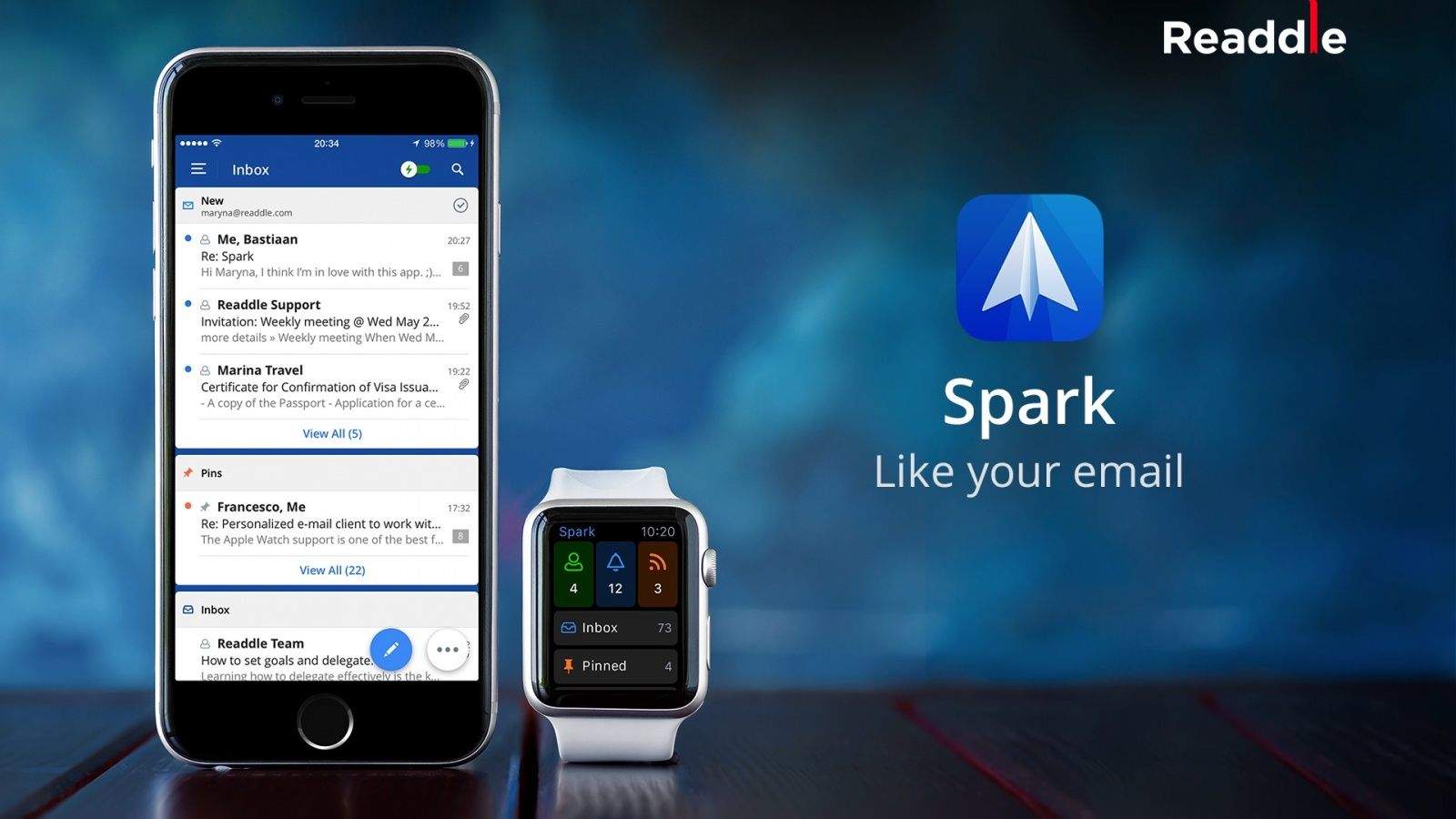 Your Apple Watch is never going to be the device from which you reply to most of your messages, but that doesn’t mean it can’t have its part to play in helping you stay on top of your Inbox.Unlike the functionality of Apple’s own Mail app on the Apple Watch — which lets you only flag messages, mark them as unread, or delete them — Spark allows you reply to messages using quick responses or dictation. The accompanying iOS app is a great email tool in its own right.Download: Spark by Readdle (free)