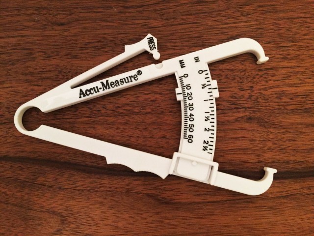 Accu-Measure Fitness 3000 Personal Body Fat Caliper Measurement Tool