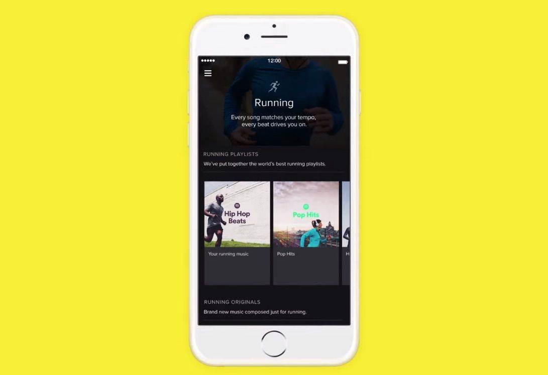 Spotify wants to make you a harder, better, faster, stronger runner.