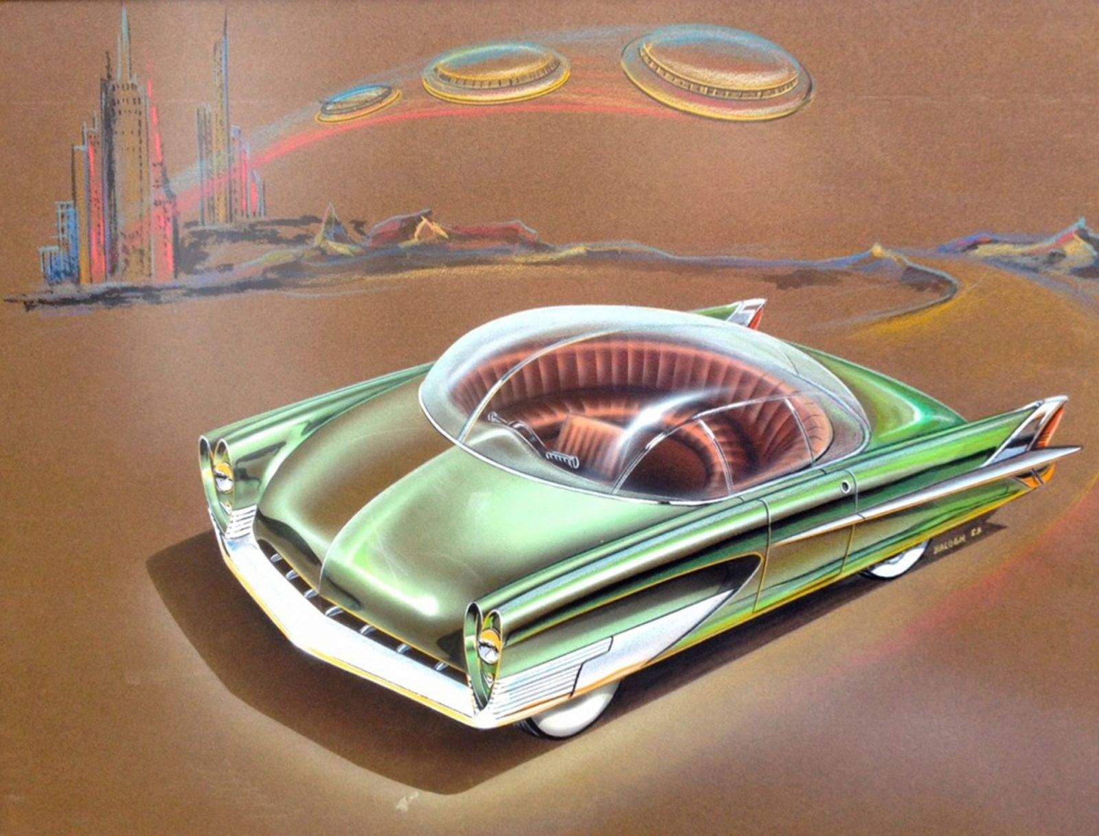 Charles Balogh, Ford Advanced Studio, 1953. Photo: American Dreaming