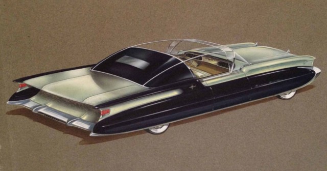 Proposed Packard show car by Ben Kroll or Richard Arbib, early 1950s. Photo: American Dreaming Proposed Packard show car by Ben Kroll or Richard Arbib, early 1950s. Photo: American Dreaming