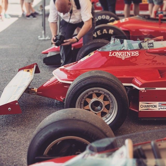 Old school Ferrari at the Festival. 