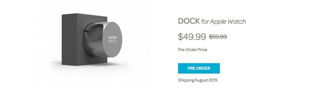 Dock minimalist Apple Watch stand