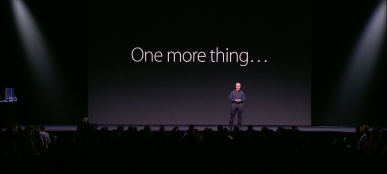 One more thing
