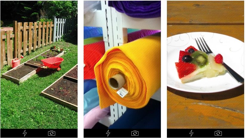 Red Stripes tells color blind users what color they're looking at.