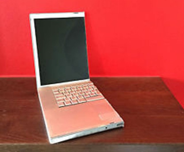 Half of a MacBook Pro. Half of a MacBook Pro.