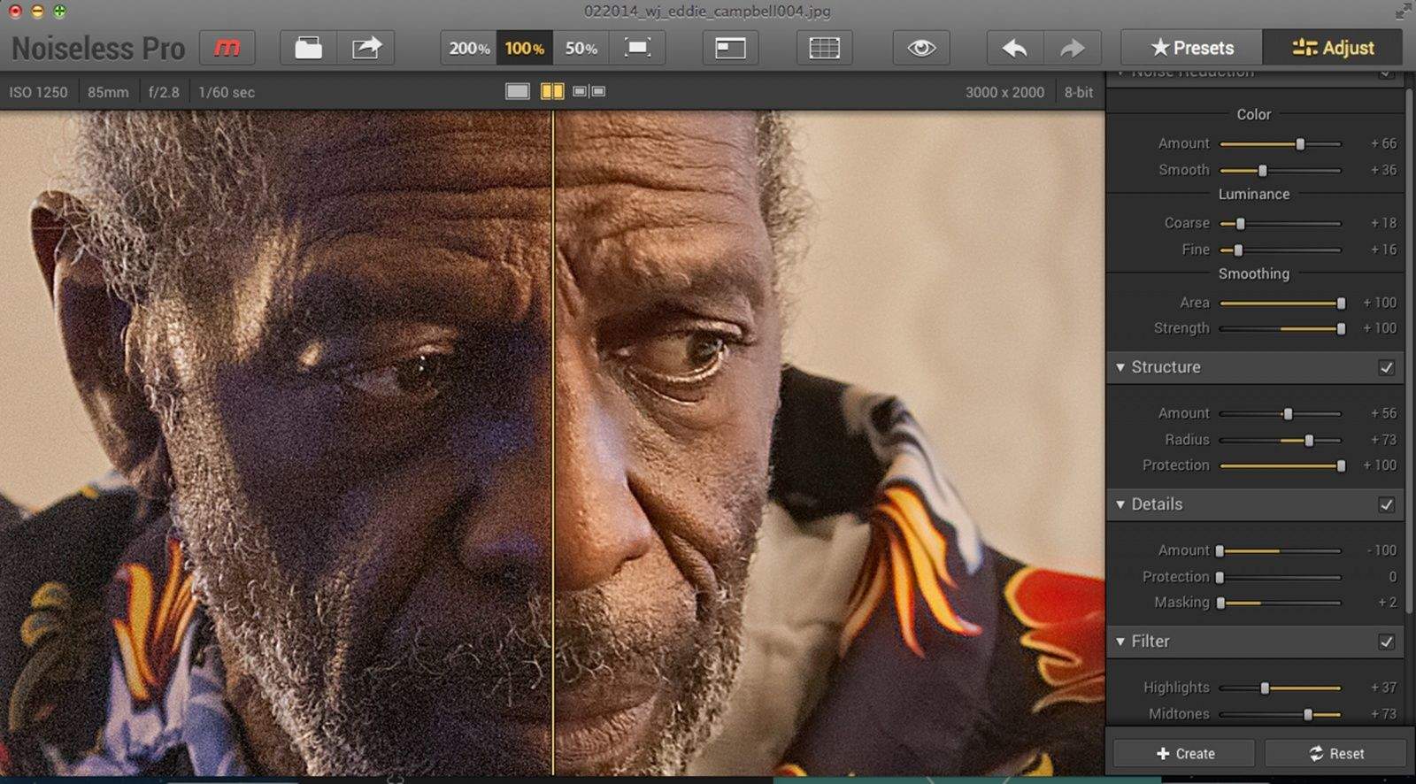 Macphun's new software, Noiseless, makes removing the pixel distortion known as noise easy.