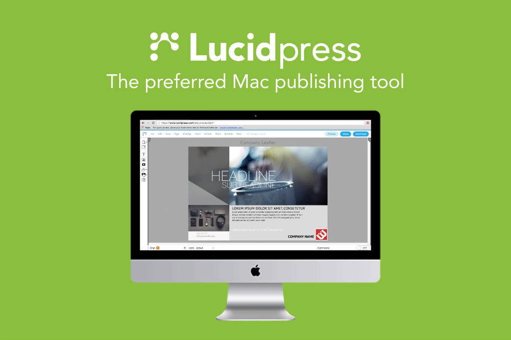 Lucidpress gives you all the power of Publisher or InDesign.