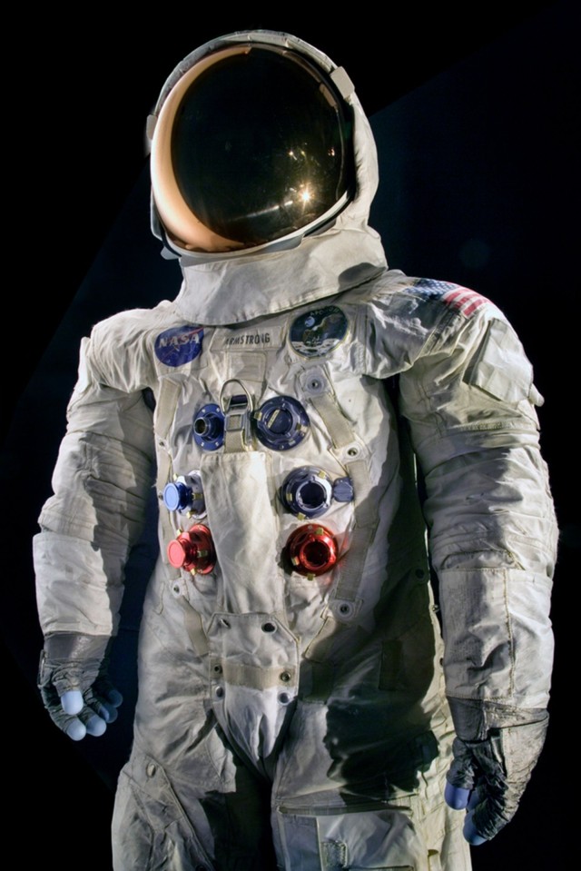 Neil Armstrong wore this suit in July 1969 when he became the first man to walk on the moon. 