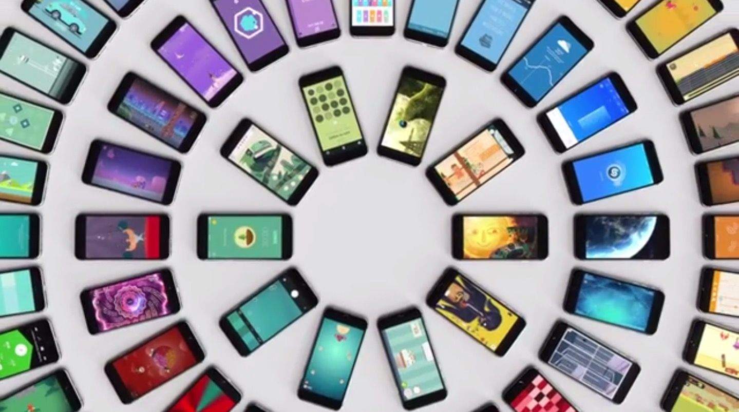 A kaleidoscope of 1.5 million apps.