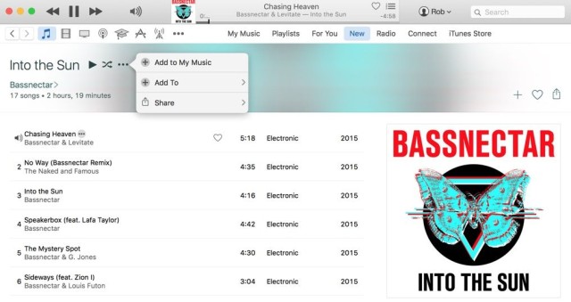 Add to my music add to my music