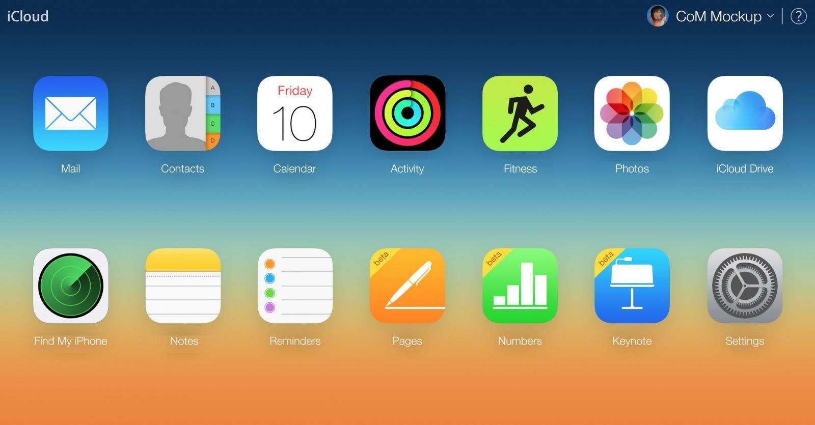 Mockup of Activity & Fitness on iCloud Adding Fitness and Activity to iCloud.com would make it easier to browse your workout data.