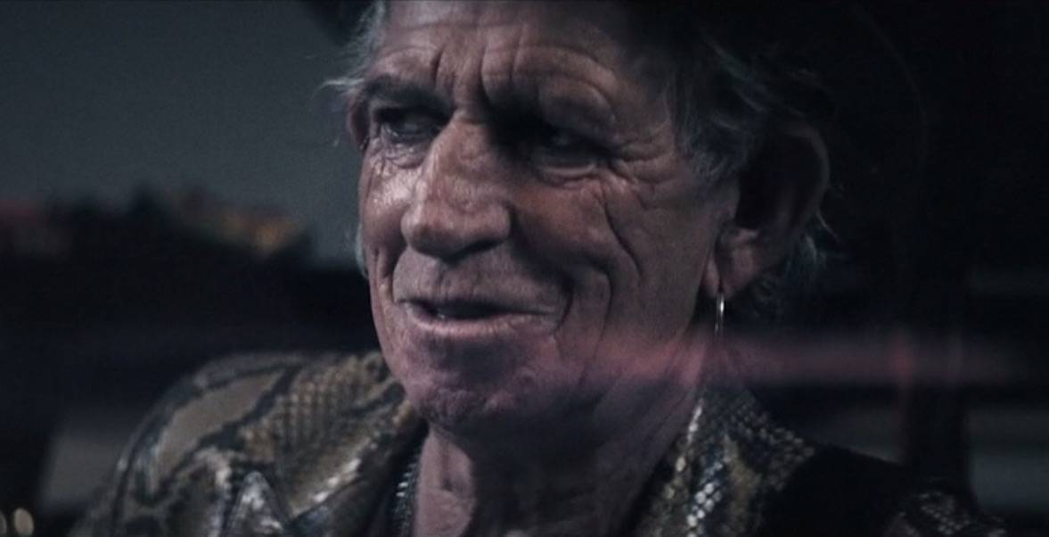 Keith Richards' video for 
