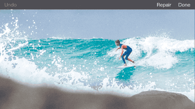 Paint away the stuff you don't want in your photos with ease.