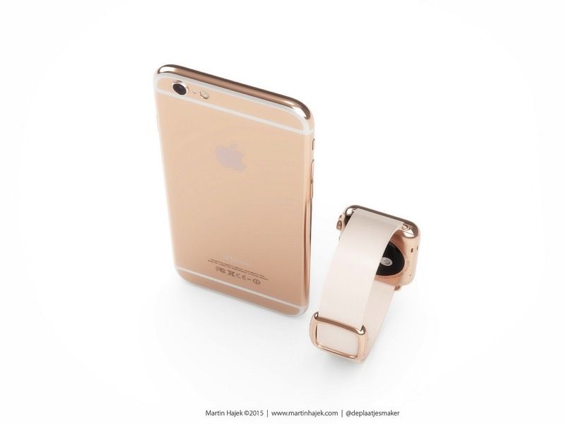 The iPhone 6s will reportedly launch in rose gold, alongside a similarly colored Apple Watch Sport.