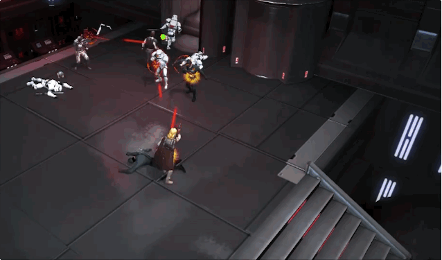 Star Wars Uprising alpha gameplay footage.