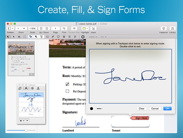 PDFPen 7 lets you get into your PDF files to edit, add text, and lots more.