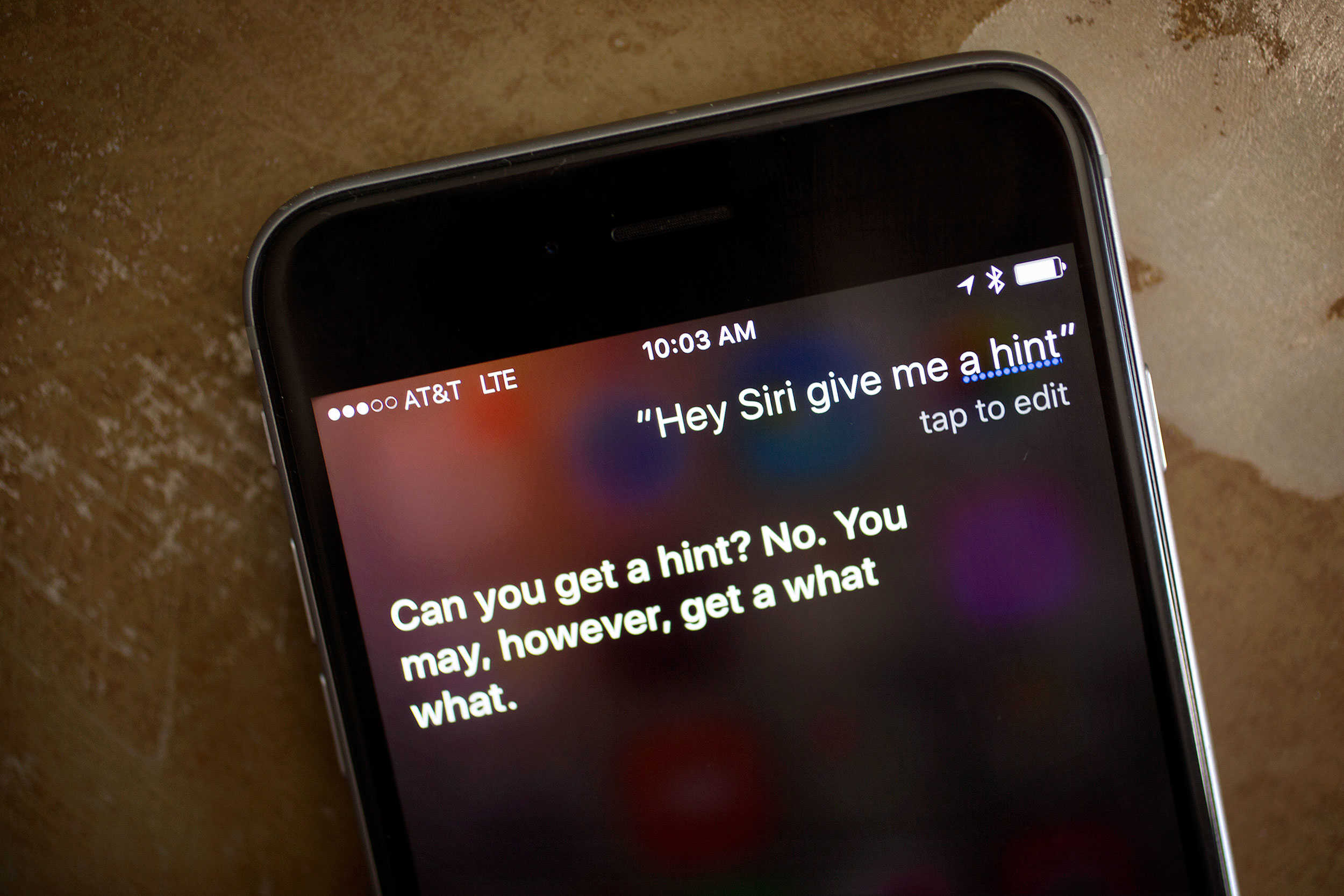 Don't even bother asking Siri for a hint.