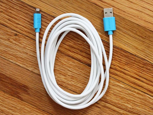 This 10-foot cable will make sure your phone is well within reach when it's charging.