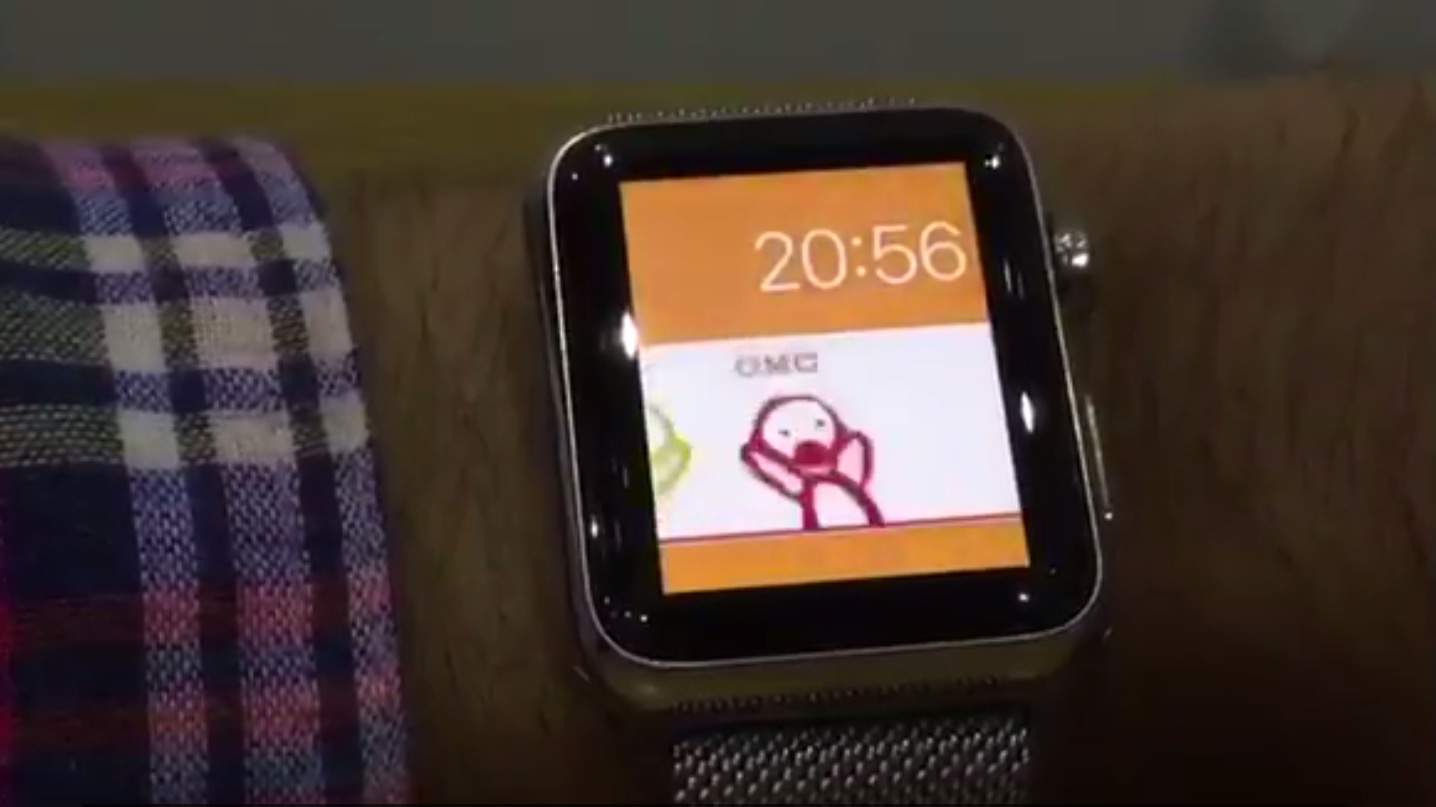 Hamza Sood figured out how to get custom watch faces running on the Apple Watch.