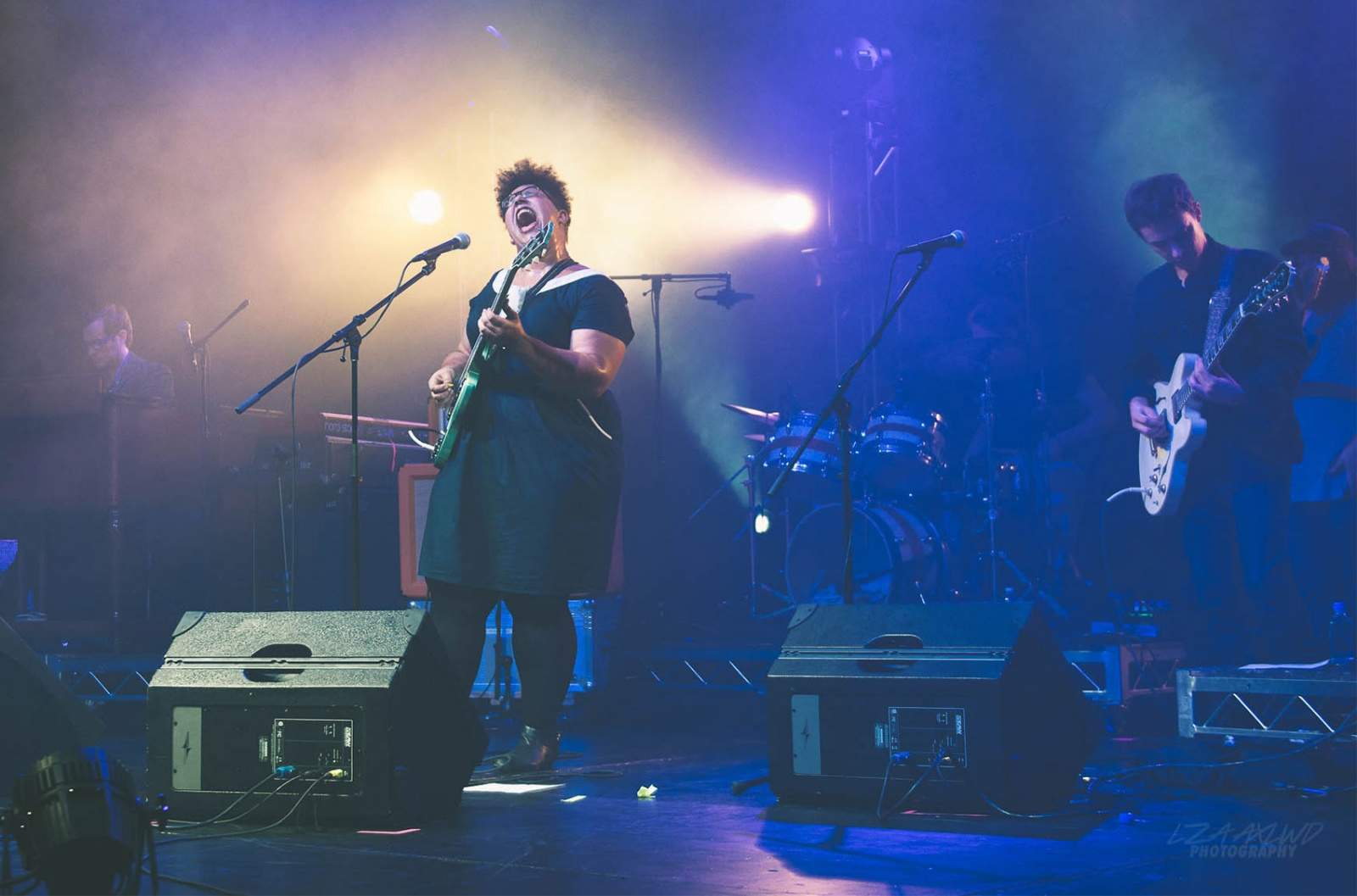 Brittany Howard and the Alabama Shakes on tour in 2014.