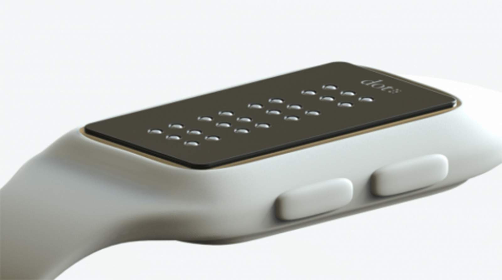The Dot smartwatch has a changing braille face to help visually impaired users receive digital information.