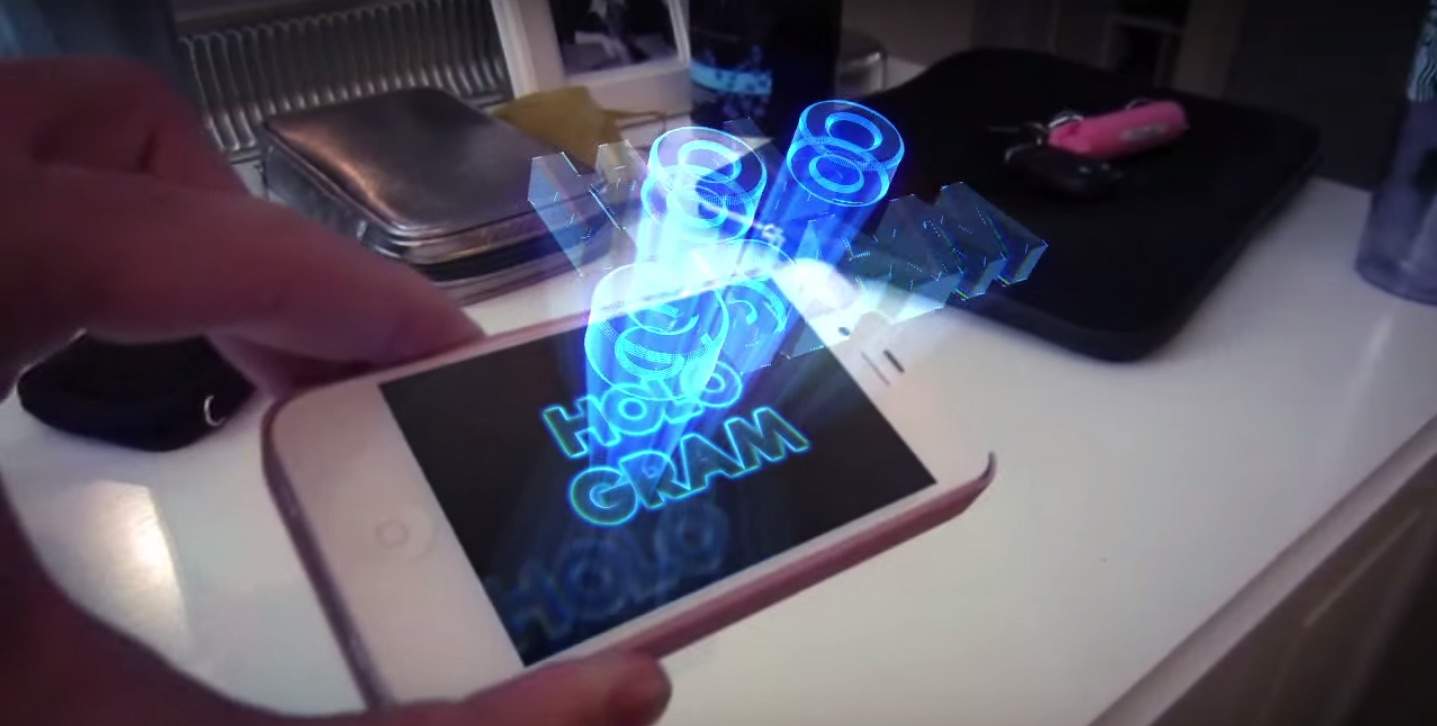 You can now give iPhone holographic powers.