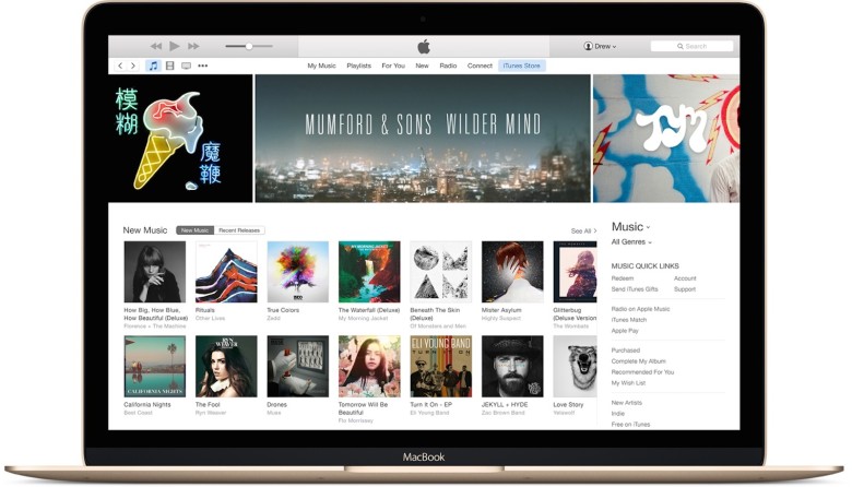 iTunes sales hit a peak in 2012, and they've been falling ever since.