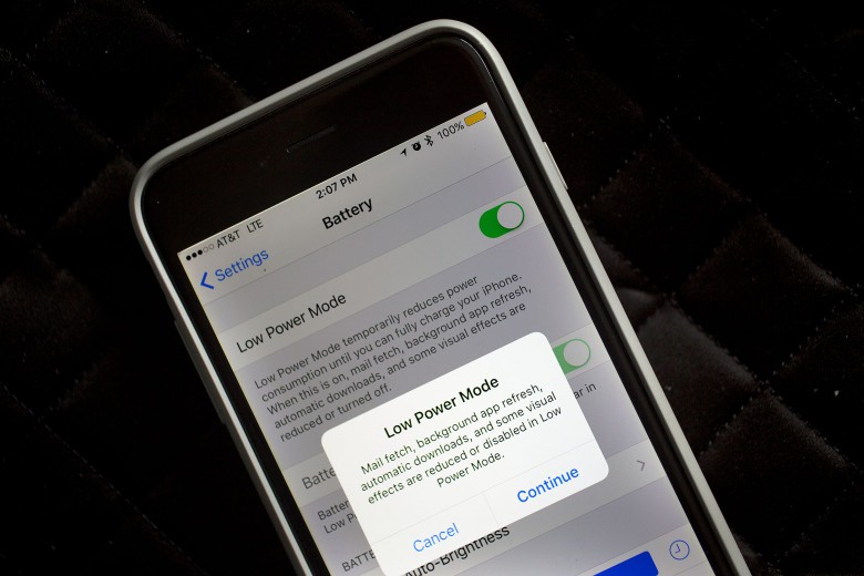 The new Low Battery Mode in iOS 9 means your device will last even longer than before.
