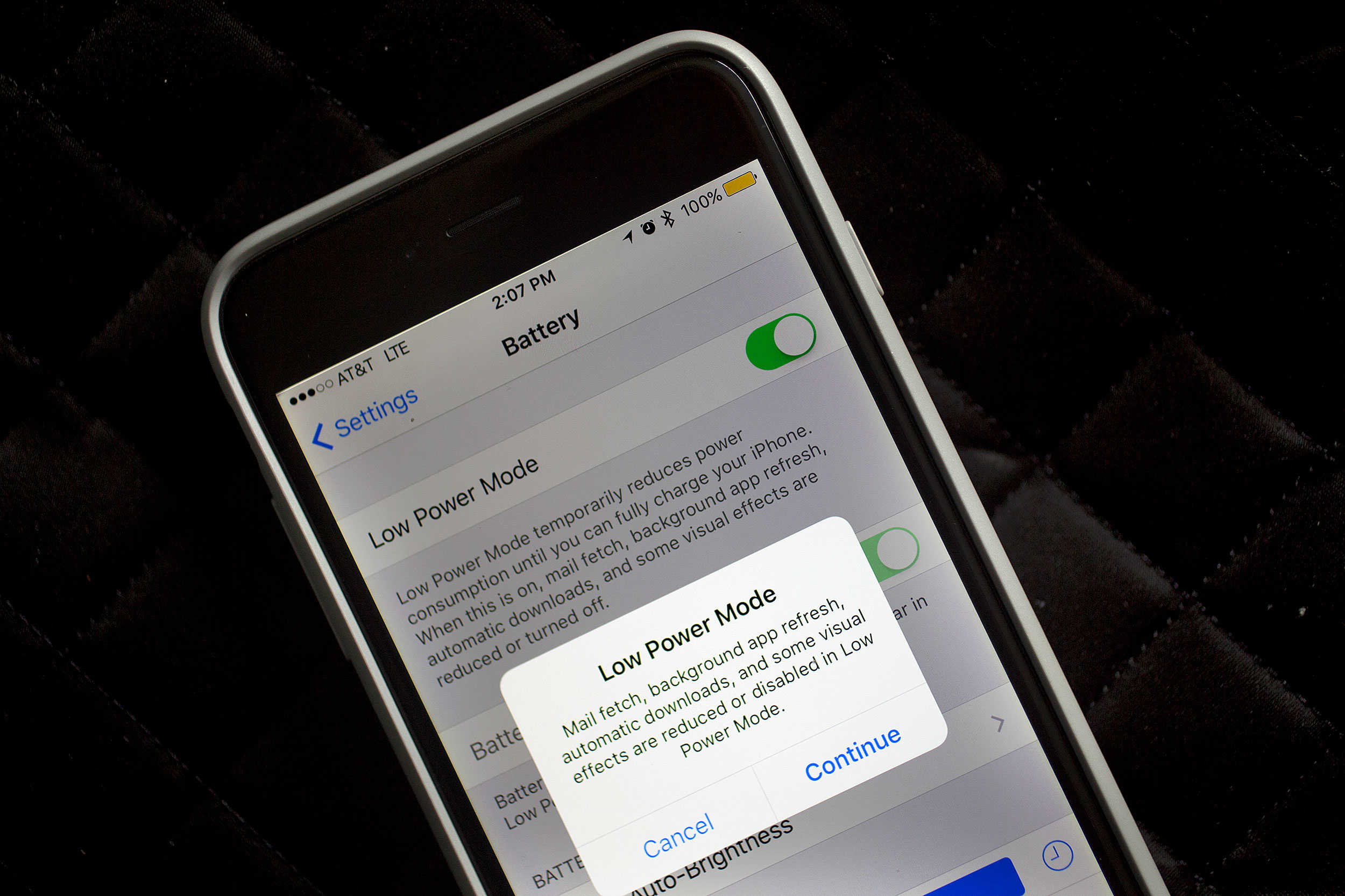 The new Low Battery Mode in iOS 9 means your device will last even longer than before.