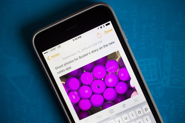 The Notes app gets new powers in iOS 9.