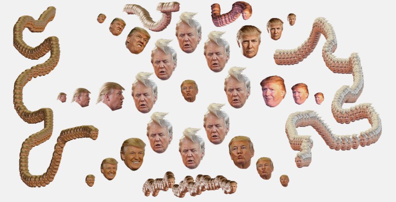 Random Trump doodles.