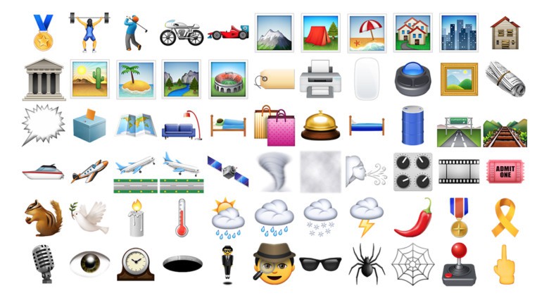 Unicode 7 Emojis in iOS 9-1